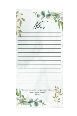 Notaboekie: Nota's (N2)